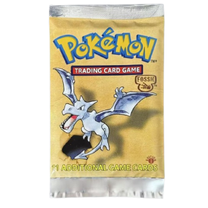 Pokemon 1st Edition: Fossil Set Booster Pack (Aerodactyl artwork)