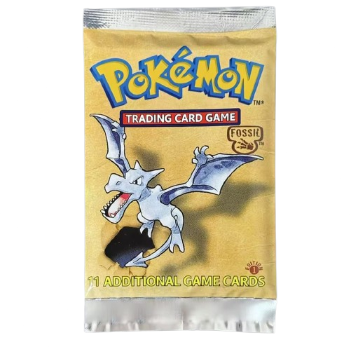 Pokemon 1st Edition: Fossil Set Booster Pack (Aerodactyl artwork)