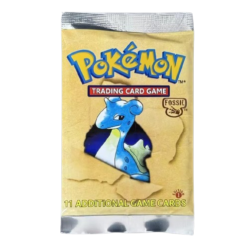 Pokemon 1st Edition: Fossil Set Booster Pack (Lapras artwork)
