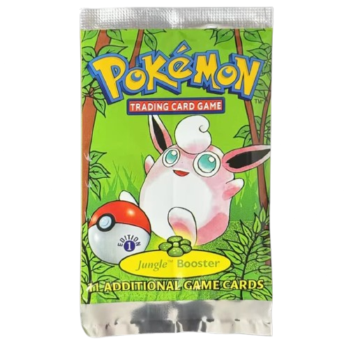 Pokemon 1st Edition: Jungle Booster Pack (Wigglytuff artwork)
