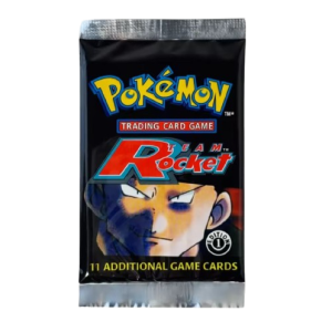 Pokemon 1st Edition: Team Rocket Set Booster Pack (Giovanni artwork)