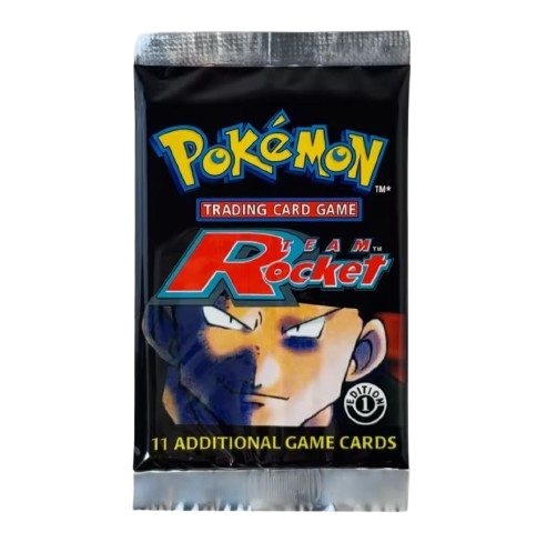 Pokemon 1st Edition: Team Rocket Set Booster Pack (Giovanni artwork)