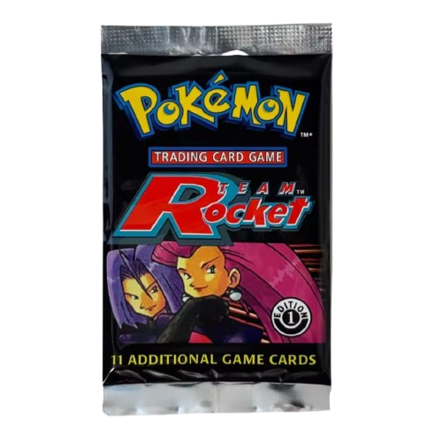 Pokemon 1st Edition: Team Rocket Set Booster Pack (Jessie & James artwork)