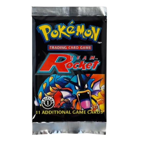 Pokemon 1st Edition: Team Rocket Set Booster Pack (Gyarados artwork)